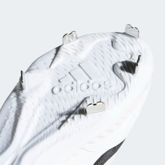 adidas Icon V Bounce Mens  Metal Baseball Cleats Black White EE4131 Size 13
